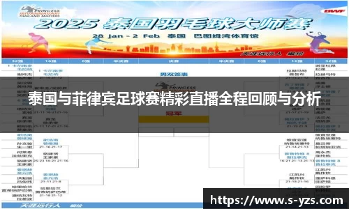 泰国与菲律宾足球赛精彩直播全程回顾与分析